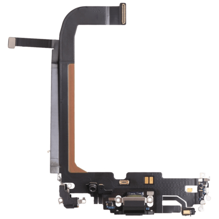 Charging Port Flex Cable for iPhone 13 Pro Max (Black) - Best Cell Phone Parts Distributor in Canada, Parts Source Charging Port Flex Cable for iPhone 13 Pro Max (Black) - Best Cell Phone Parts Distributor in Canada, Parts Source